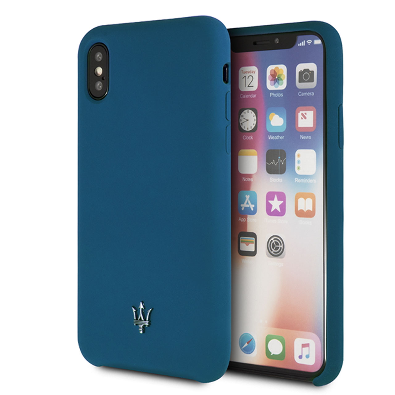 کاور سیلیکونی سی جی موبایل مدل Maserati مناسب برای گوشی موبایل اپل iPhone X