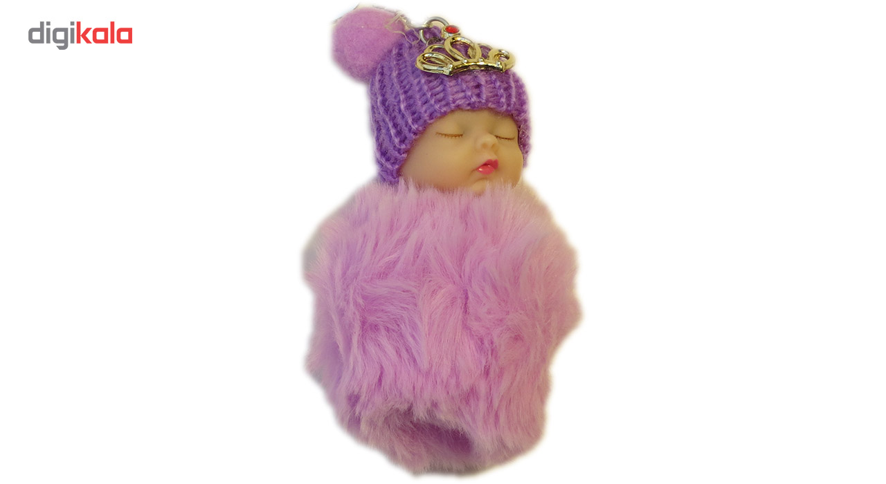 آویز - جاسوییچی - عروسک مدل نوزاد سرمایی بسته 6 عددی