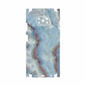 MAHOOT Blue Ocean Marble-FullSkin Cover Sticker for Xiaomi Poco X3 NFC