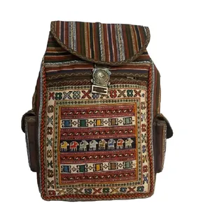 کیف کوله پشتی جاجیم و گلیم سیرجان مدل baharestan-40