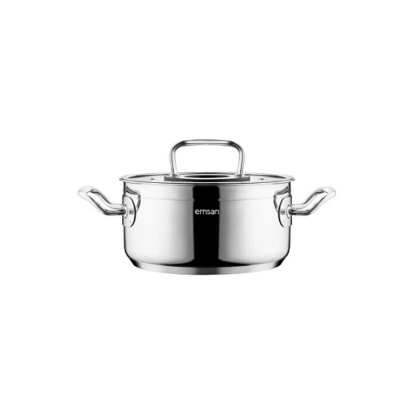 قابلمه استیل امسان مدل Gourmet سایز 32