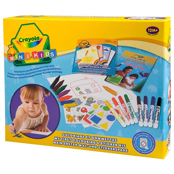 بسته رنگ آمیزی کرایولا سری Mini Kids کد 10570