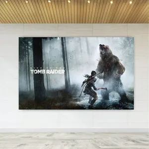 تابلو بوم طرح گیم Tomb raider مدل SDB1654