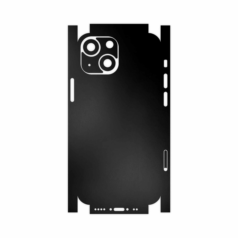 برچسب پوششی ماهوت مدل Matte-Black-FullSkin مناسب برای گوشی موبایل اپل iPhone 13 Mini