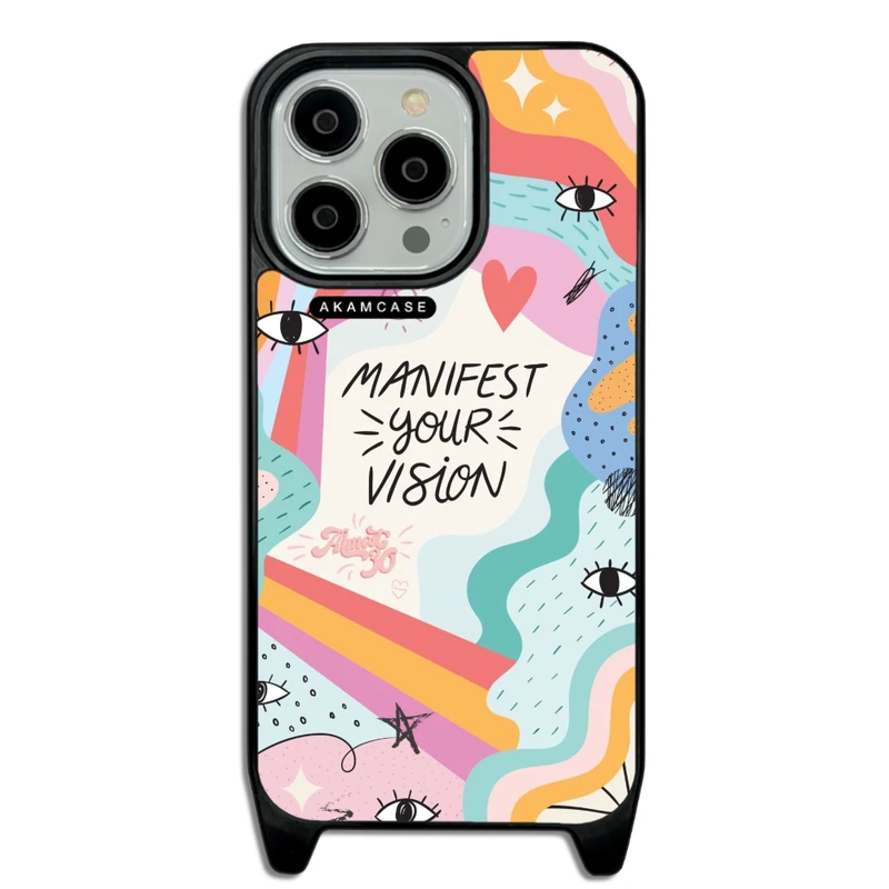 کاور آکام مدل AMCWLA13PRO-GOOD VIBES7 مناسب برای گوشی موبایل اپل iPhone 13 Pro