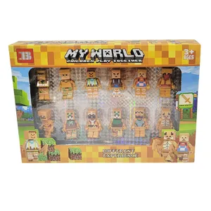 ساختنی 12 تکه مدل مینی فیگور ماینکرافت کد 7442