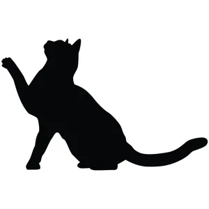 decograph pvc wall sticker cat 