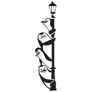 decograph vinyl sticker penguin