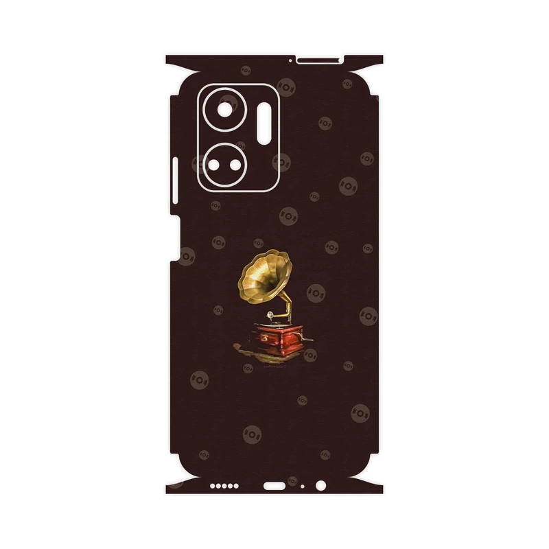 برچسب پوششی ماهوت مدل Gramophone Nostalgia-FullSkin مناسب برای گوشی موبایل آنر X7a