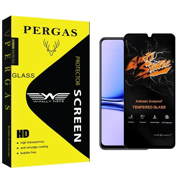 محافظ صفحه نمایش وایلی نایس مدل Pergas Antistatic مناسب برای گوشی موبایل ریلمی C53