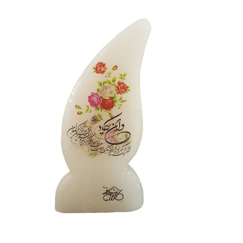 سنگ نمک دکوری طرح بته جقه کد San23