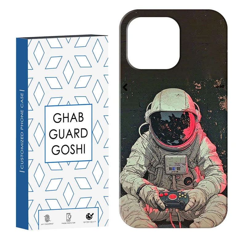 کاور قاب گارد گوشی طرح فضانورد کد Dimo-447 مناسب برای گوشی موبایل اپل IPHONE 14 PRO   