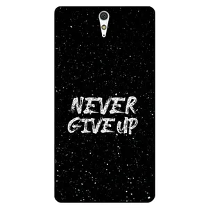 Megafone Never give up 1871 Cover For Sony Xperia C5 Ultra