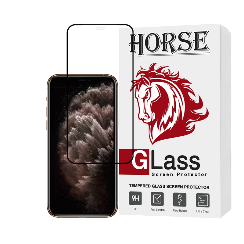 محافظ صفحه نمایش هورس مدل CRMSNWHO مناسب برای گوشی موبایل اپل iPhone 11 Pro / IPhone XS / iPhone X