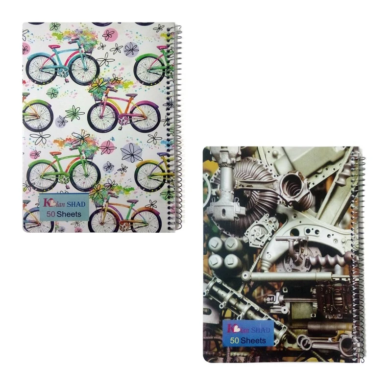 دفتر مشق 50 برگ کیان شاد کد 20 مجموعه 2 عددی