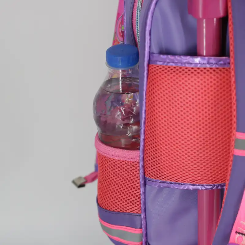 کوله پشتی چرخ دار طرح دختر کفشدوزکی کد000001 به همراه جامدادی