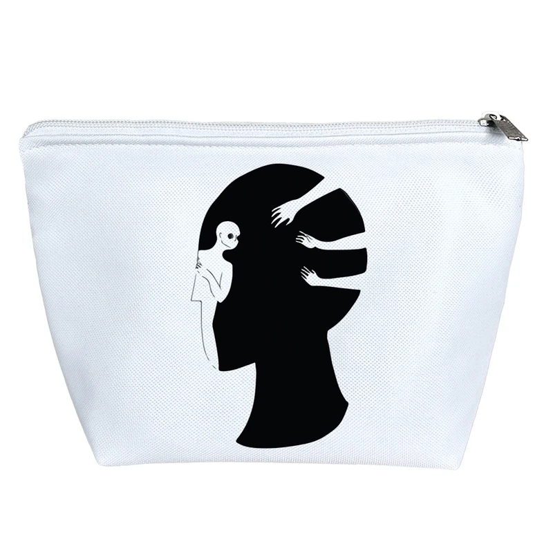 کیف لوازم آرایش دخترانه خندالو مدل تنش ذهنی کد 6840