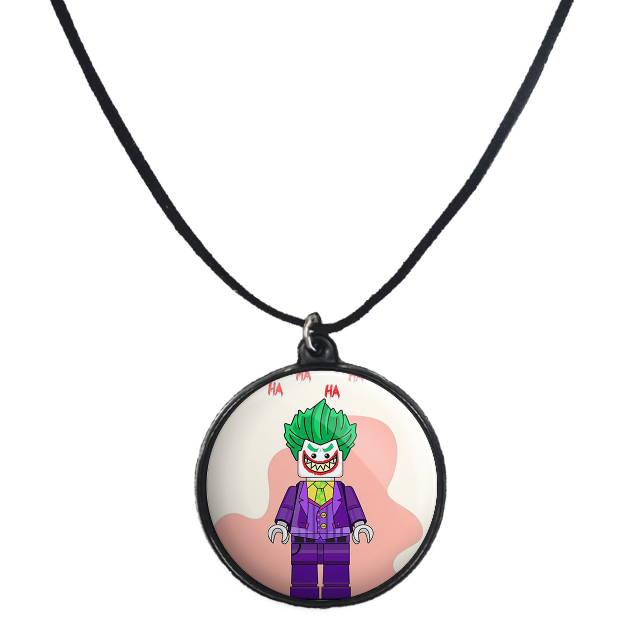 گردنبند پرمانه طرح جوکر کد pmb.447 مدل دو طرفه