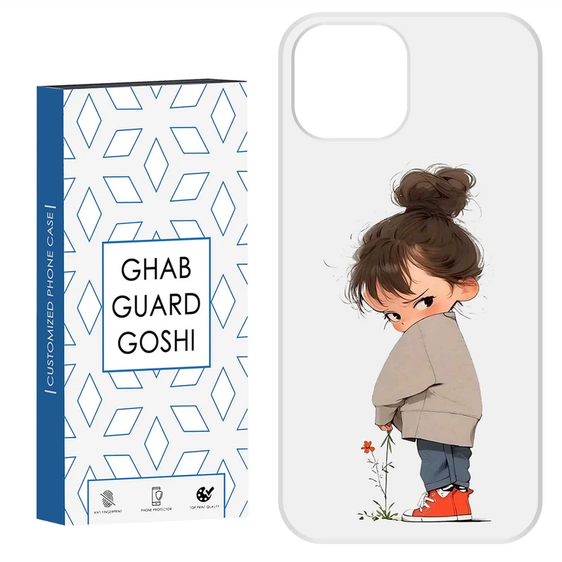 کاور قاب گارد گوشی طرح دختر ملوس کد Dimo-967 مناسب برای گوشی موبایل اپل IPHONE 15