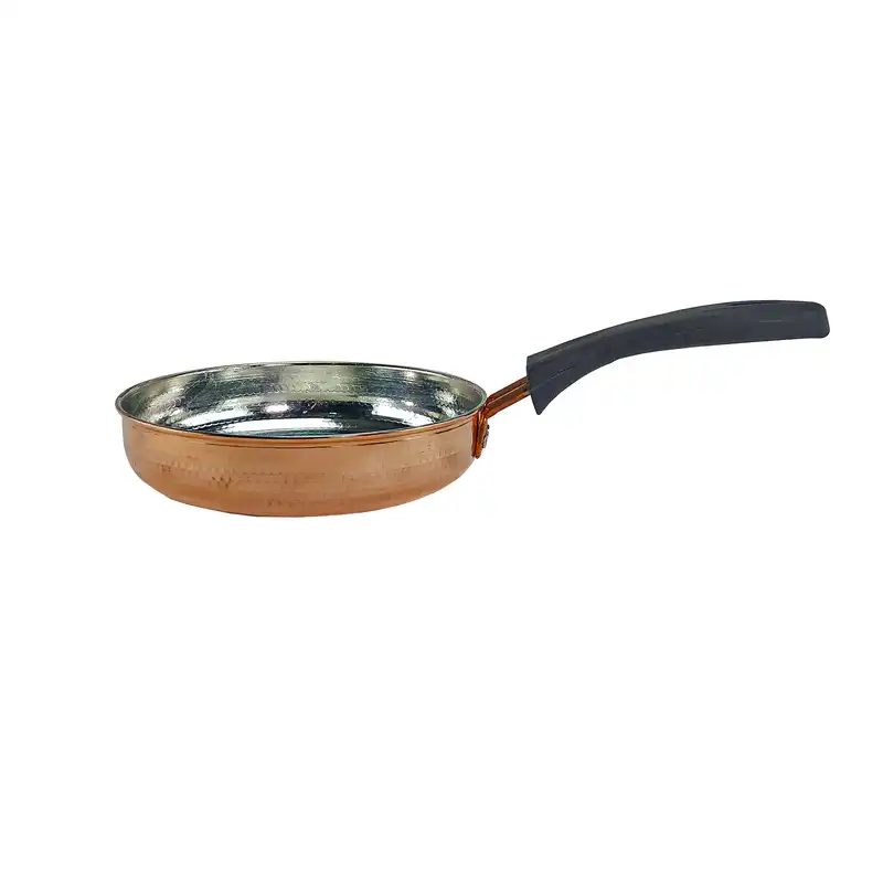 ماهیتابه مسی مدل دسته دار کد alast06702