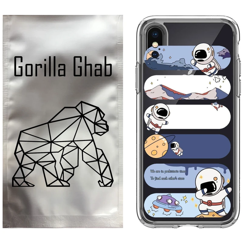 کاور گوریلا قاب مدل CLG کد 30 طرح کهکشان مناسب برای گوشی موبایل اپل iPhone X / XS