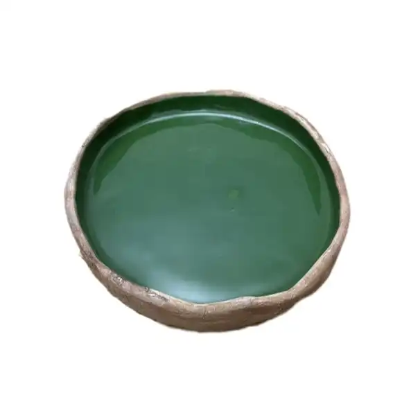 ست دیس و بشقاب سفالی مدل خاکاب کد 02