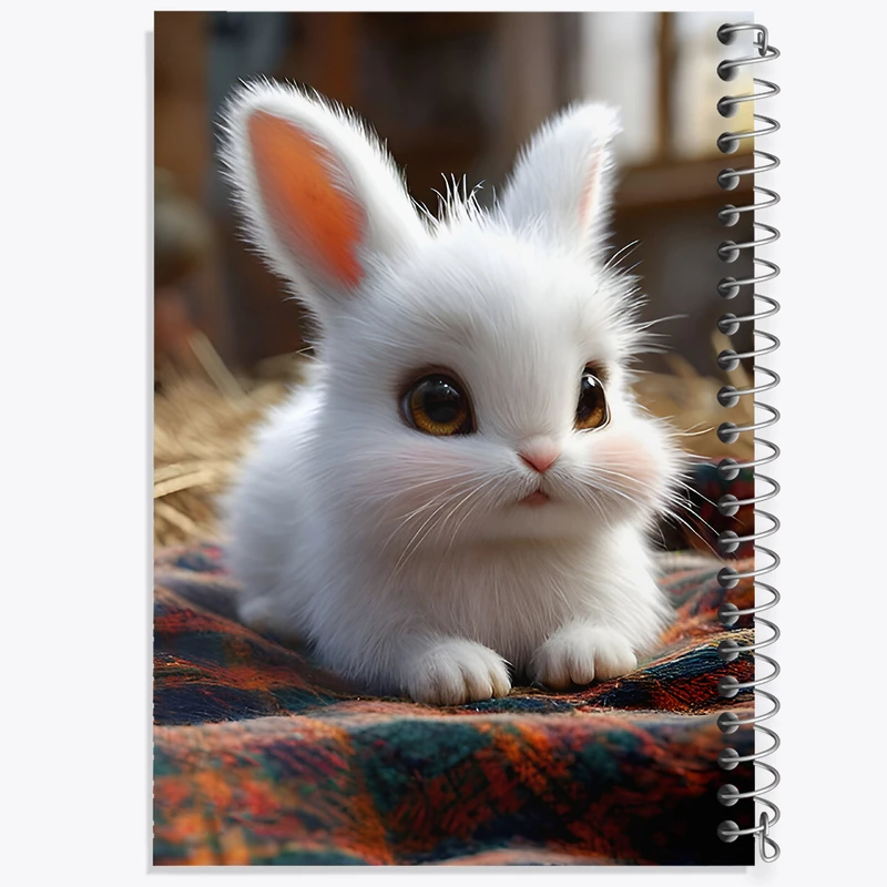 دفتر شطرنجی 50 برگ خندالو طرح خرگوش کیوت کد F7223