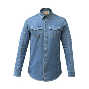 پیراهن آستین بلند یقه برگردان مردانه مدل می سی کد 20608377