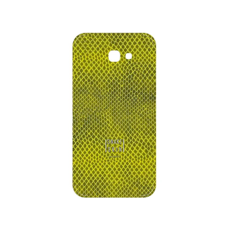 برچسب پوششی ماهوت مدل Yellow Snake Skin مناسب برای گوشی موبایل سامسونگ Galaxy A7 2017