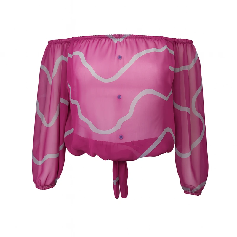 نیم‌تنه زنانه مدل خط دار