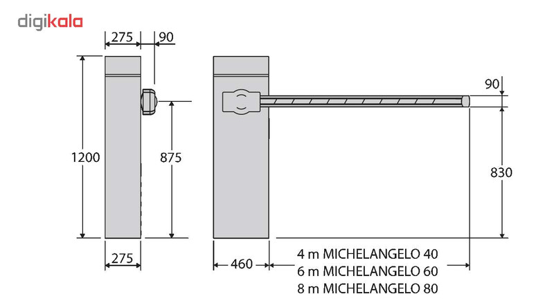 راه بند اتوماتیک بی اف تی مدل MICHELANGELO راه بند اتوماتیک بی اف تی مدل MICHELANGELO