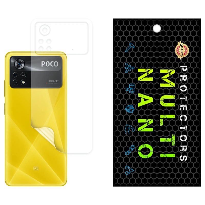 محافظ پشت شفاف نانو هیدروژل مولتی نانو مدل X-F1T مناسب برای گوشی موبایل شیائومی Poco X4 Pro 5G