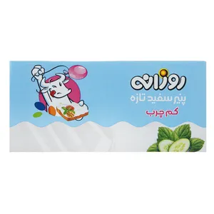 پنیر سفید تازه کم چرب روزانه مقدار 340 گرم