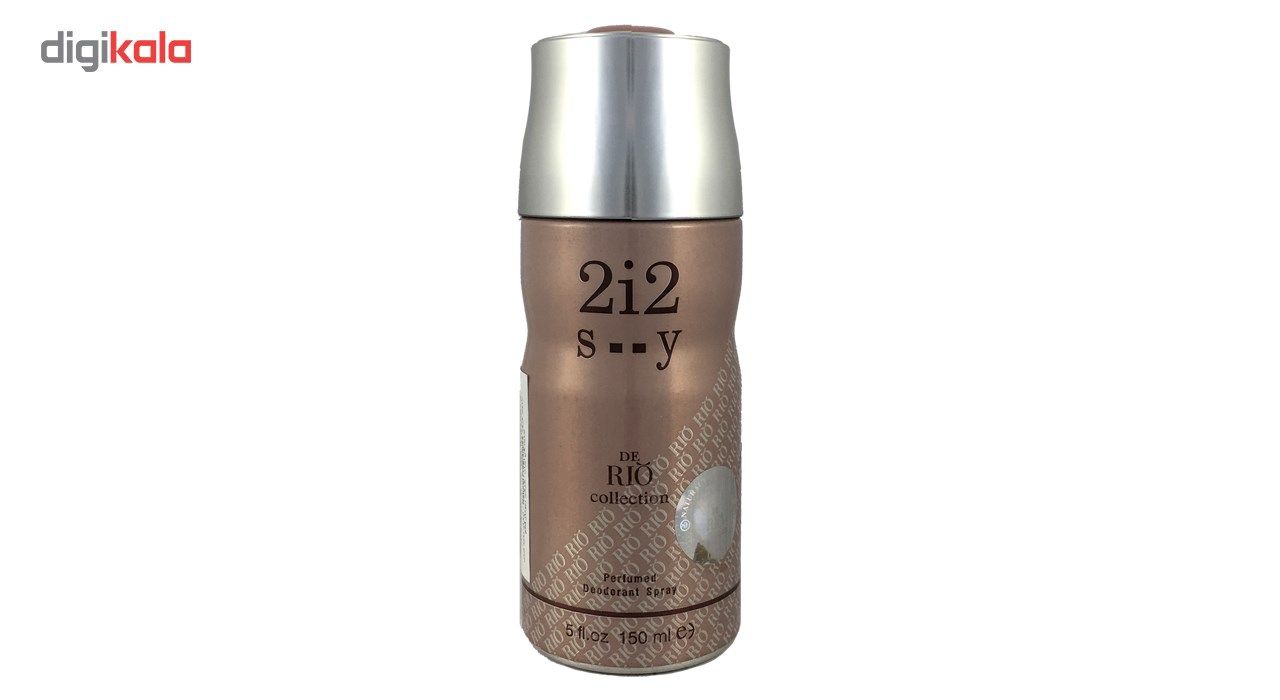 اسپری ضد تعریق زنانه ریو کالکشن مدل Rio 2i2 S--y women حجم 150ml -  - 2
