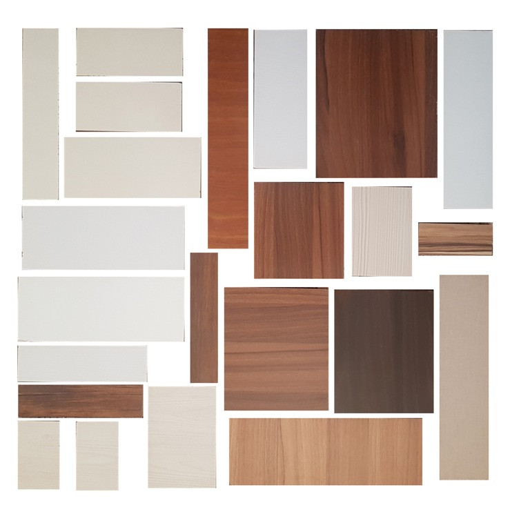تخته چوب مدل MDF کد AV-5 مجموعه 23 عددی