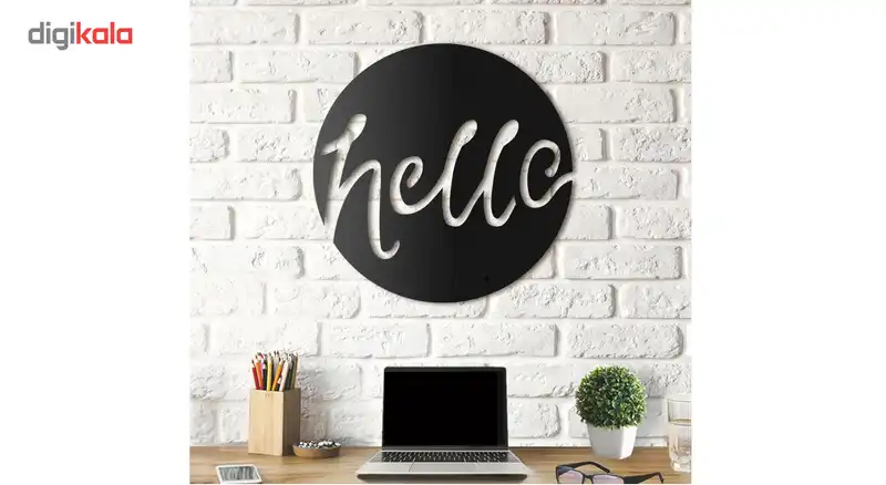 استیکر چوبی آتینو طرح Hello