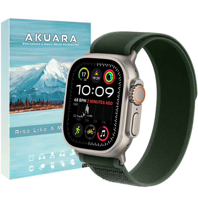 بند آکوآرا مدل Trail Plain مناسب برای ساعت هوشمند اپل واچ Ultra / Ultra 2 49mm