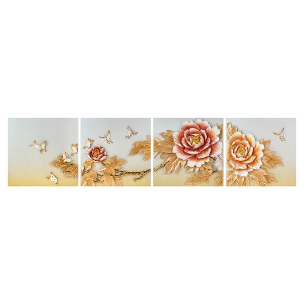 تابلو 4 تکه  دکوراد مدل Rose 4