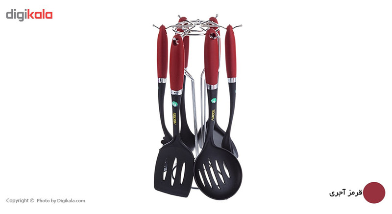 سرویس 7 پارچه کفگیر و ملاقه عروس کد 74349