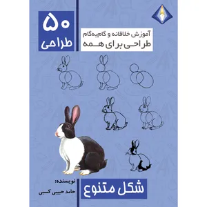 کتاب طراحی 50 شکل متنوع اثر حامد حبیبی کسبی انتشارت دیموند بلورین