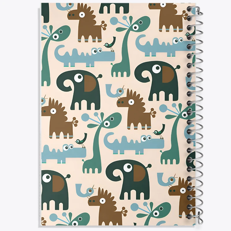 دفتر نقاشی 50 برگ خندالو طرح حیوانات بامزه کد N5244