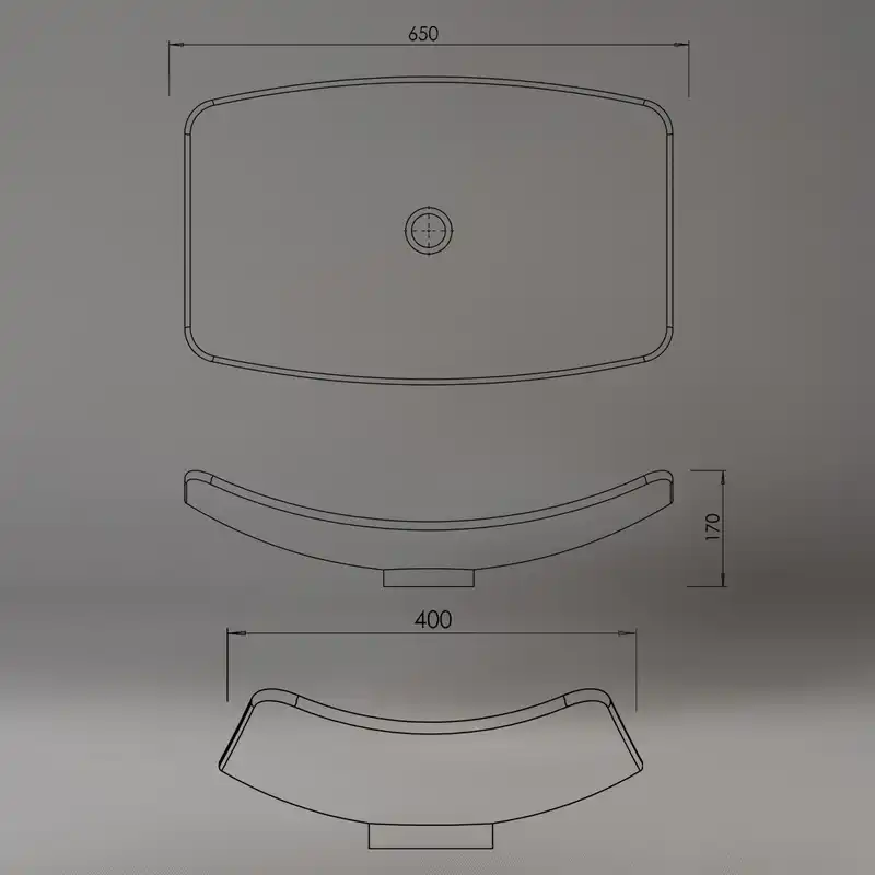 روشویی مدل مستطیل