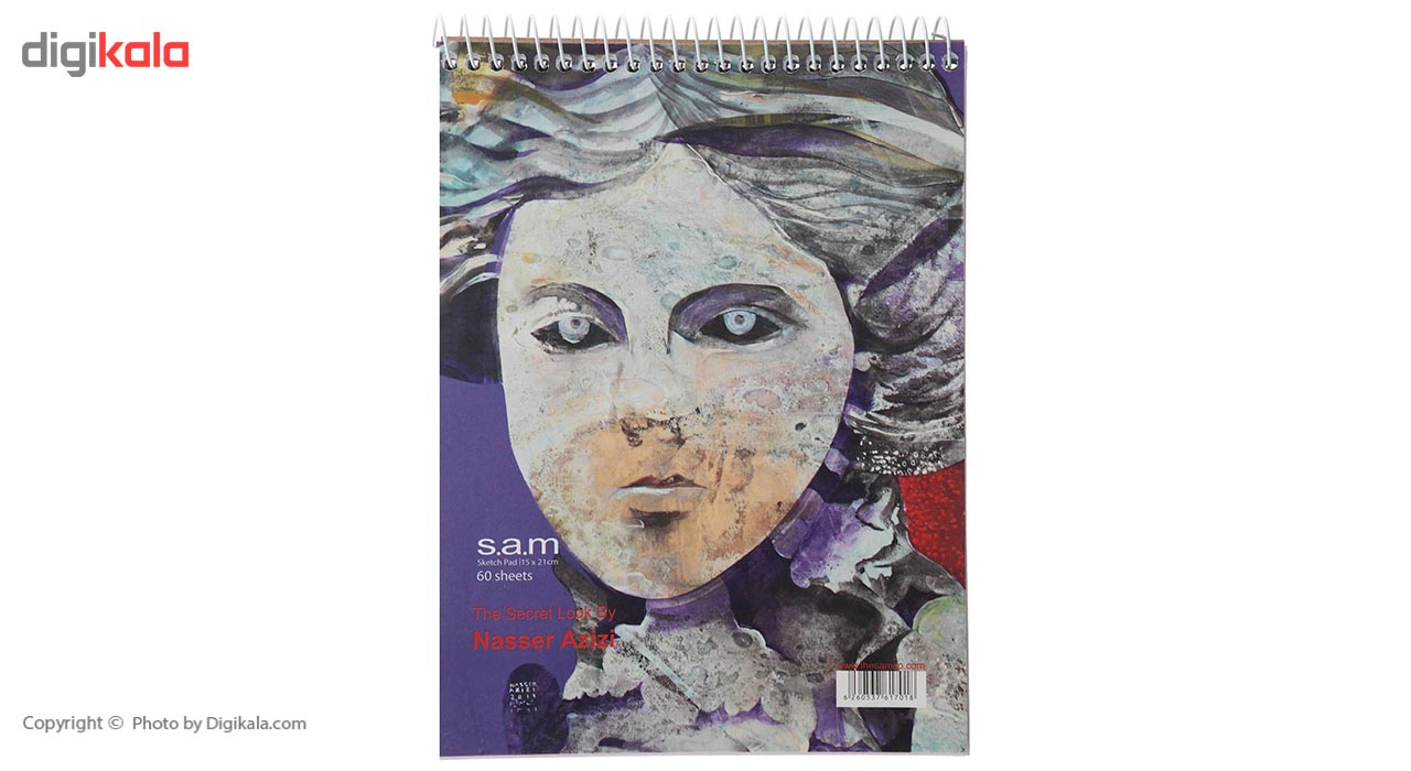 دفتر طراحی 60 برگ سم طرح 3 
