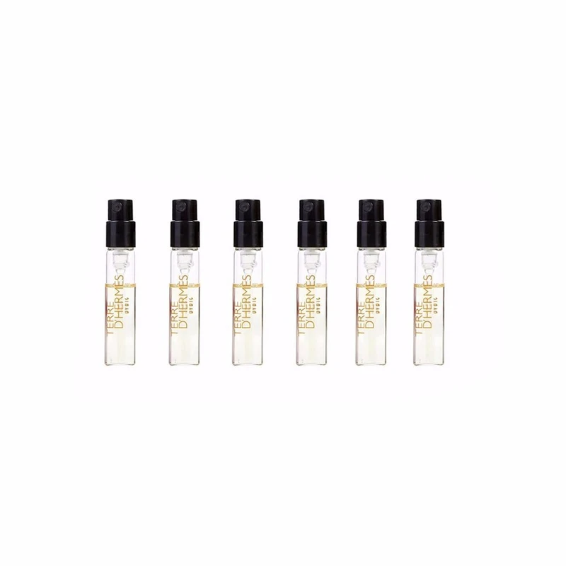 عطر جیبی مردانه هرمس مدل پرفیوم Terre D Hermesحجم 1.5 میلی لیتر مجموعه 6 عددی