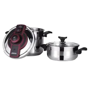 زودپز دوقلو آمبوس مدل En12778 گنجایش 3.5 و 6 لیتر