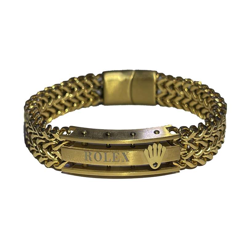دستبند مردانه رولکس مدل استیل