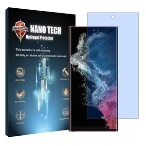 Nano tech anti-blue screen protector suitable for Samsung Galaxy S22 Ultra 5G mobile phone
