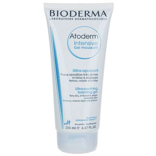 ژل پاک کننده پوست بایودرما مدل Atoderm Intensive حجم 200 میلی لیتر