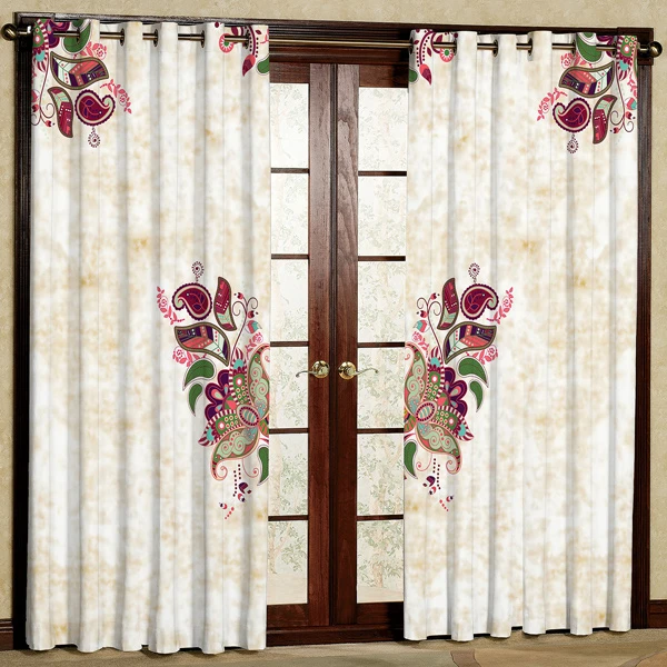 پرده مدل چاپی هازان پانچی کد 267 سایز 200x140 سانتی متر