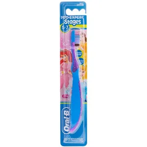 مسواک اورال-بی مدل Pro-Expert Stages 5-7 Princess Violet با برس متوسط